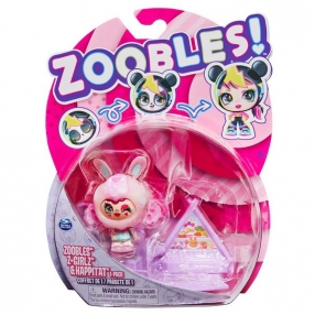 ZOOBLES - Трасформиращо се топче Z-Girlz с къща 